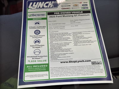 2025 Ford Mustang GT Premium