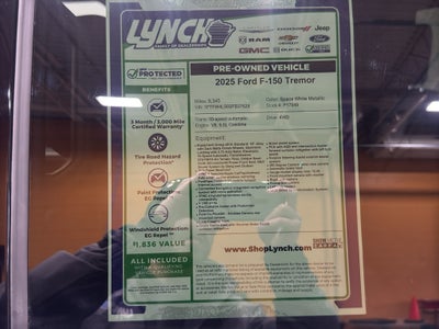 2025 Ford F-150 Tremor