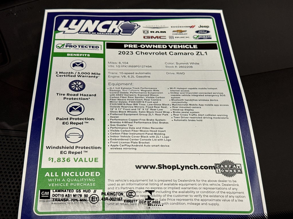 2023 Chevrolet Camaro ZL1