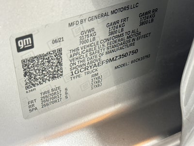 2021 Chevrolet Silverado 1500 WT