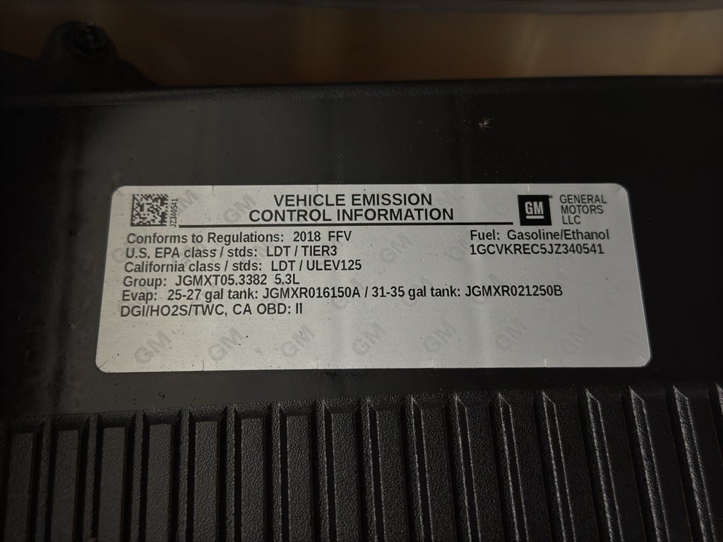 2018 Chevrolet Silverado 1500 LT