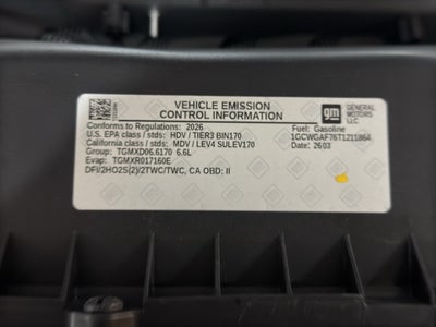 2026 Chevrolet Express Cargo WT