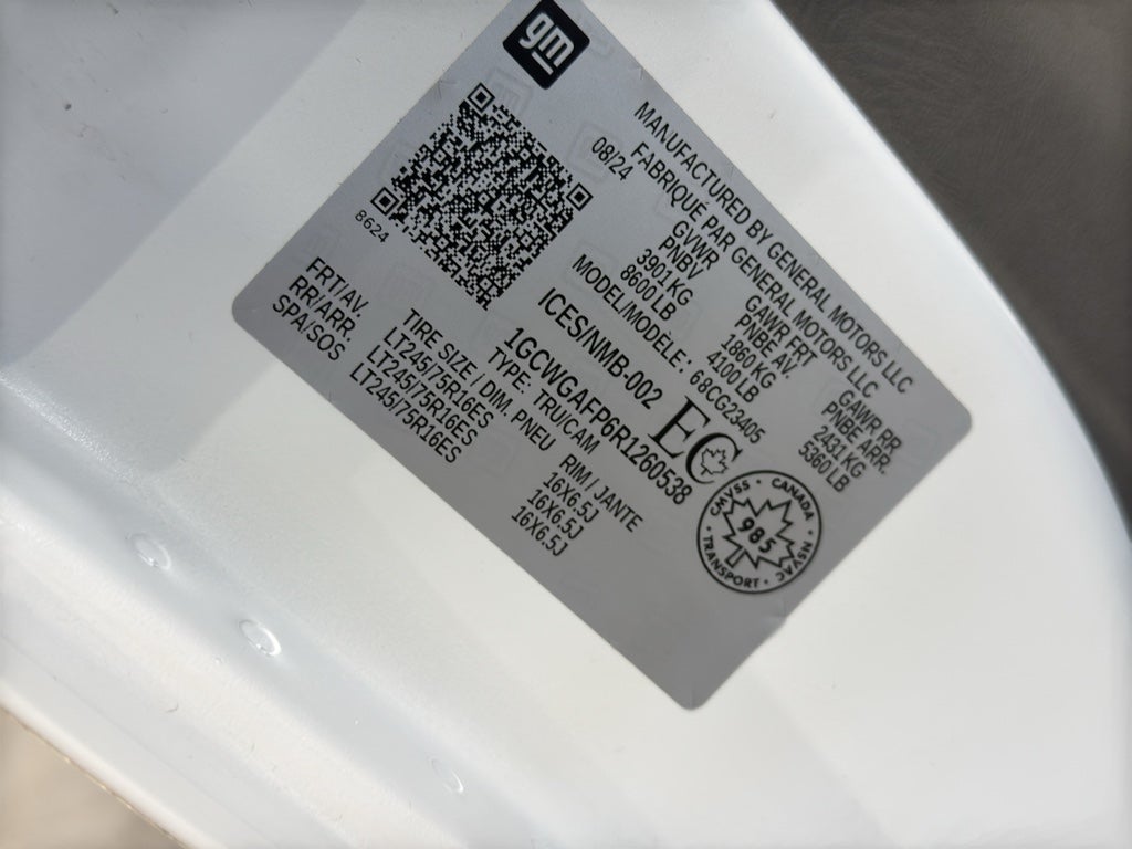 2024 Chevrolet Express Cargo 2500 WT