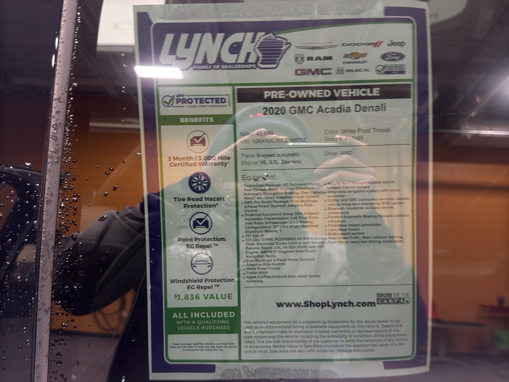 2020 GMC Acadia Denali