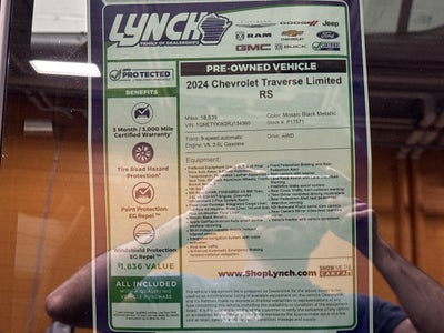 2024 Chevrolet Traverse Limited RS