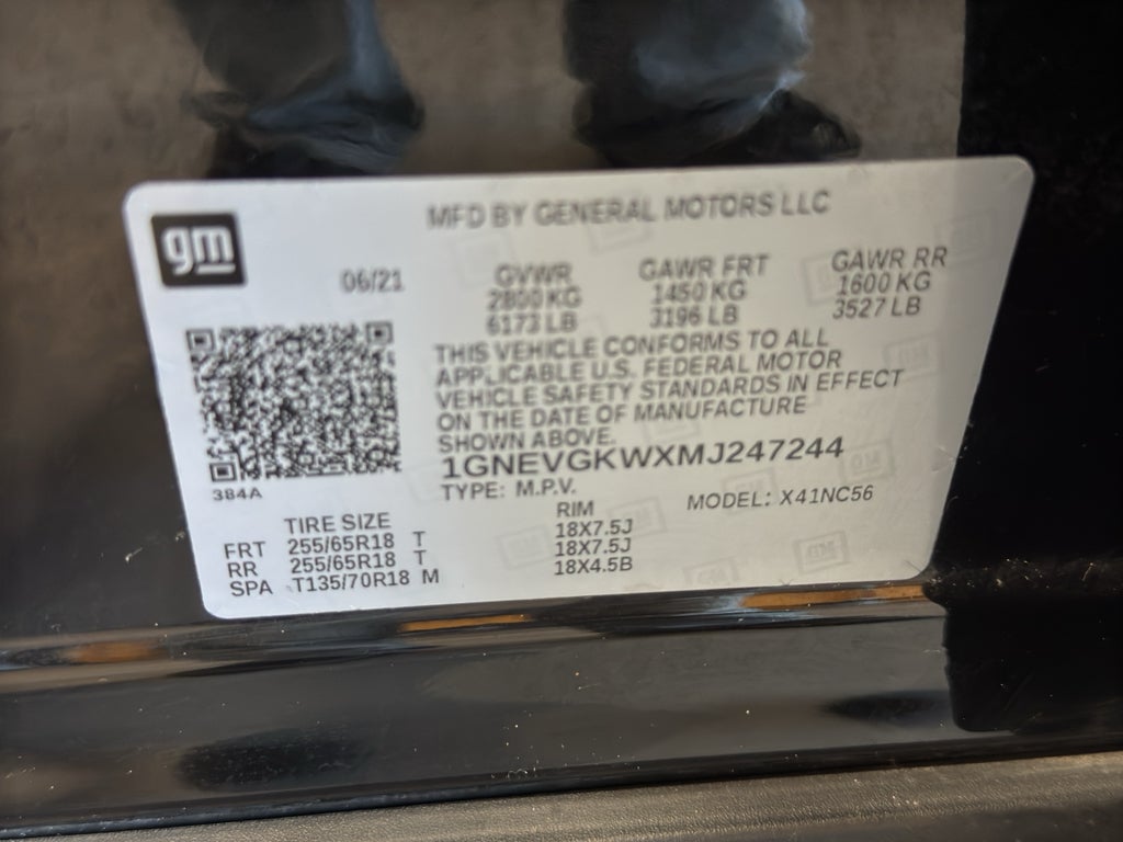 2021 Chevrolet Traverse LT Cloth