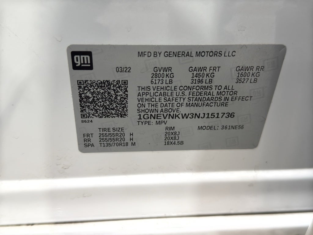 2022 Chevrolet Traverse High Country