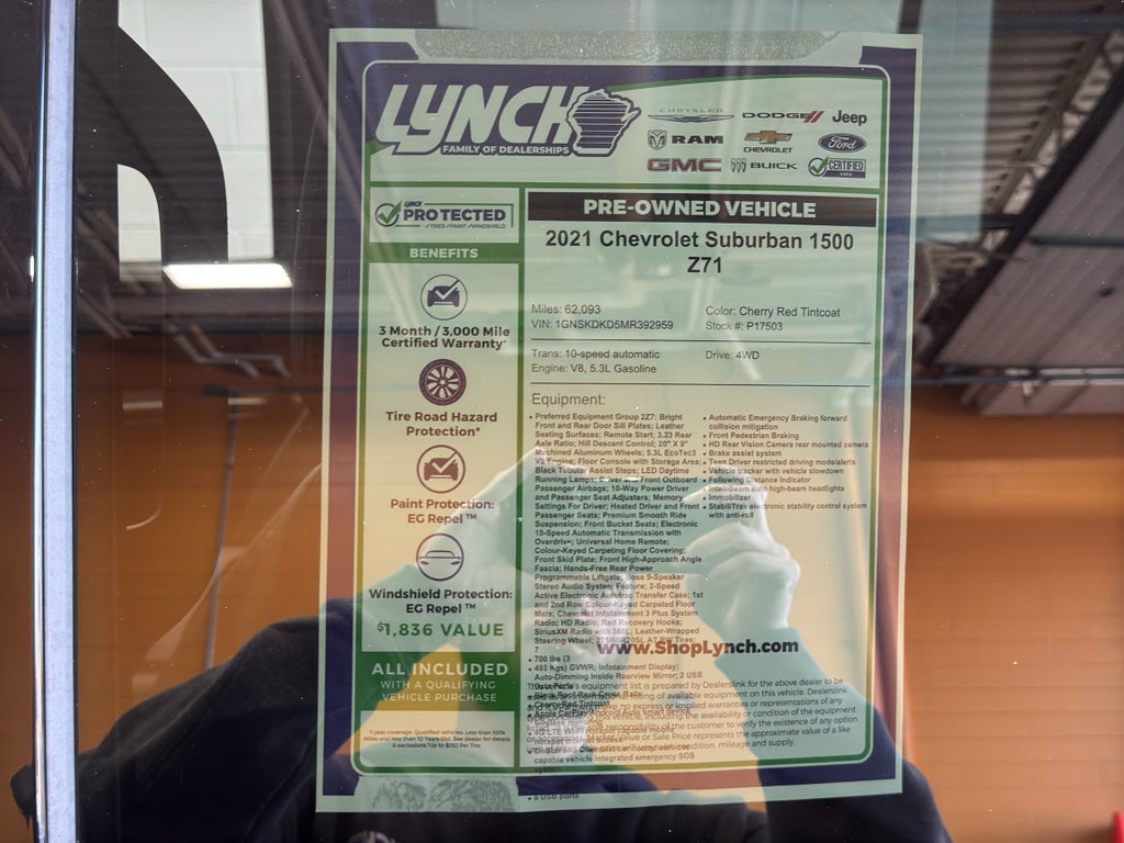 2021 Chevrolet Suburban Z71