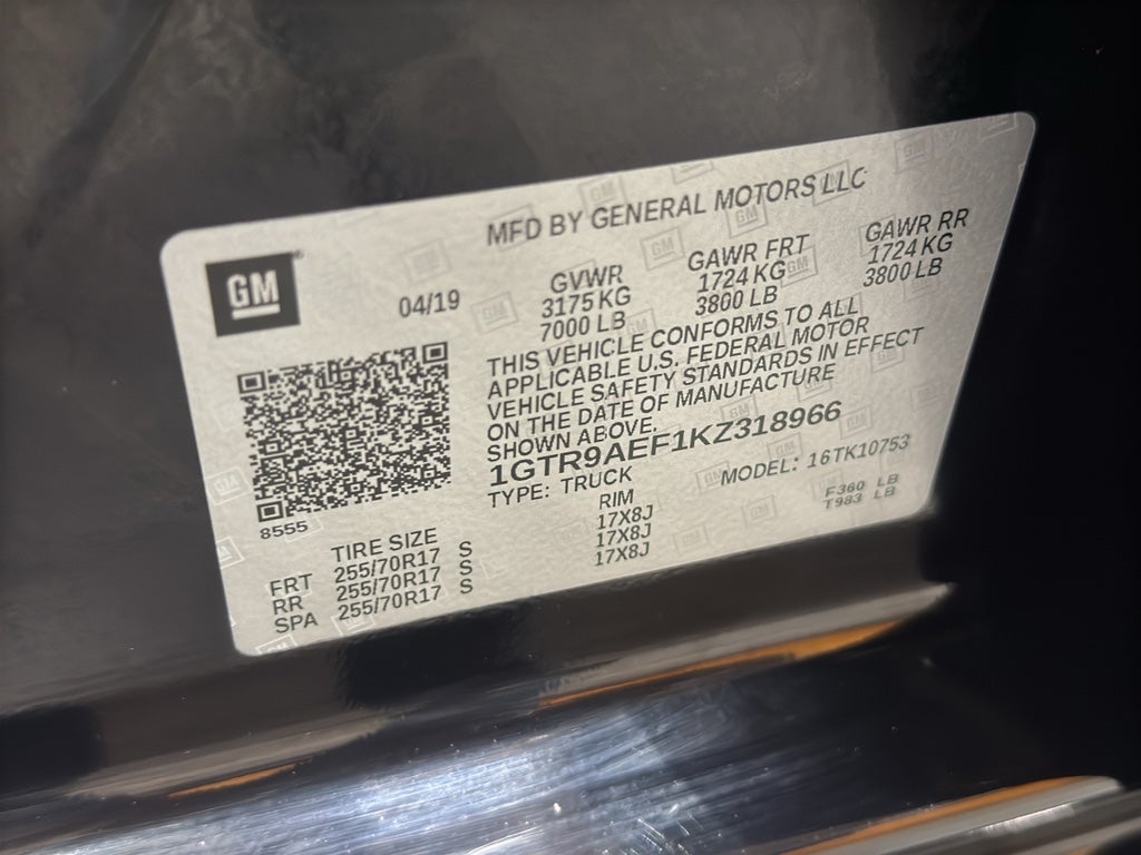 2019 GMC Sierra 1500 BASE