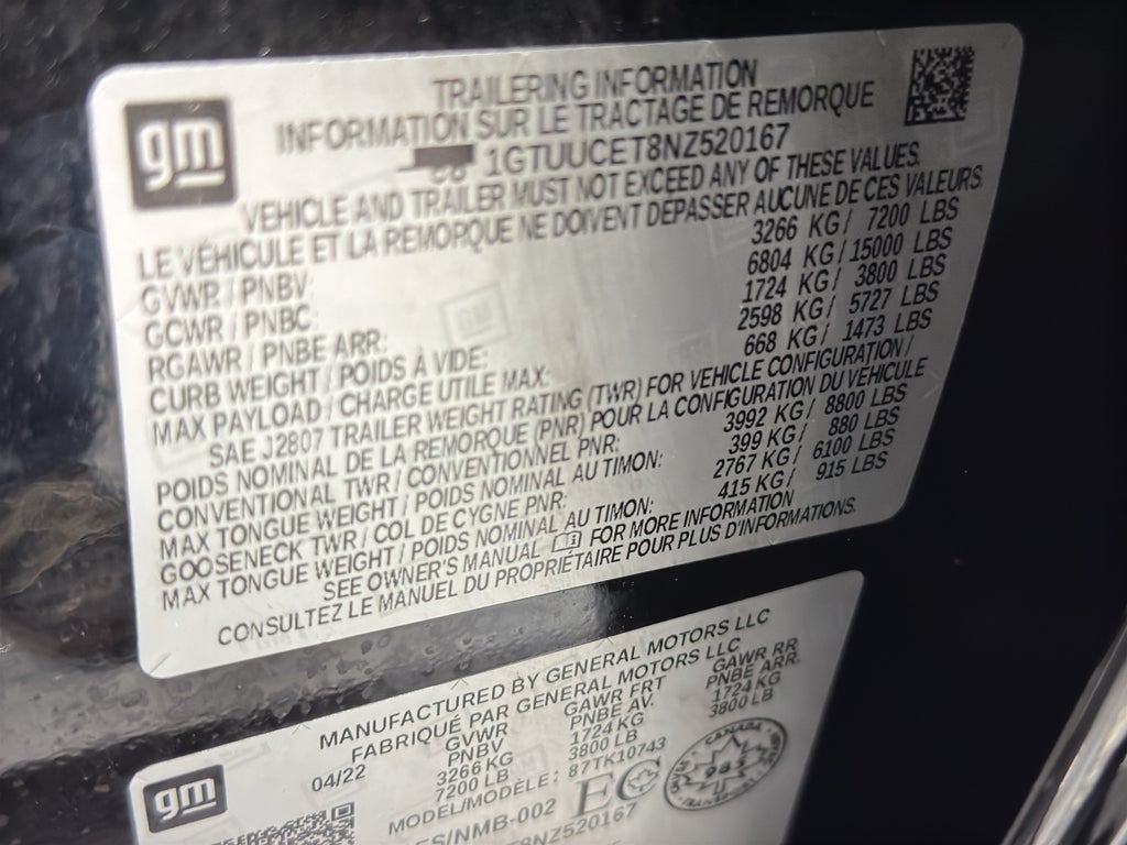 2022 GMC Sierra 1500 Elevation