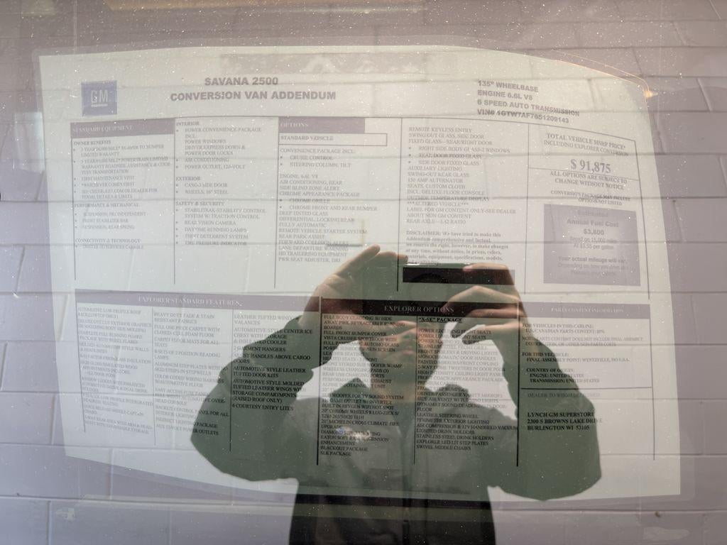 2025 GMC Savana Cargo 2500 Work Van