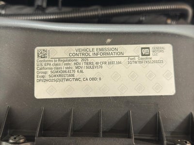 2025 GMC Savana Cargo 2500 Work Van