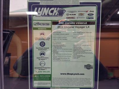 2024 Chrysler Voyager LX