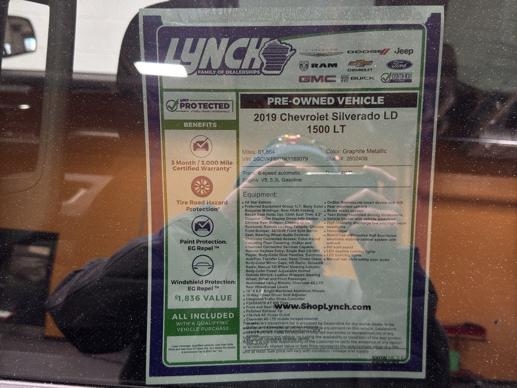 2019 Chevrolet Silverado LD LT