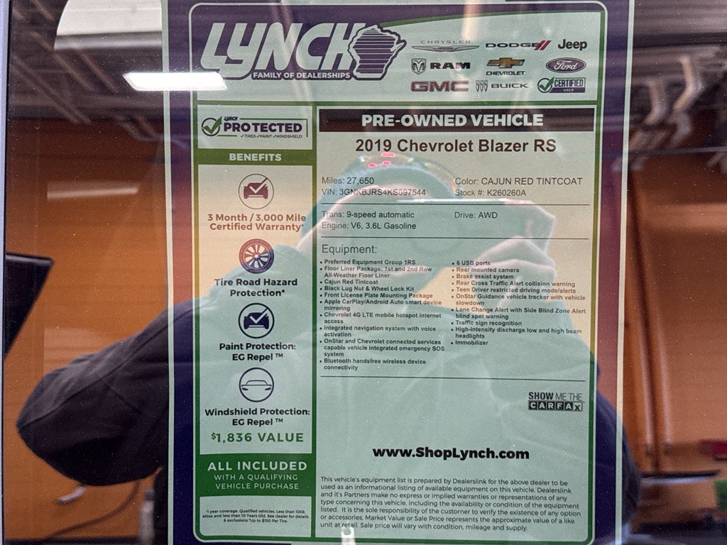 2019 Chevrolet Blazer RS