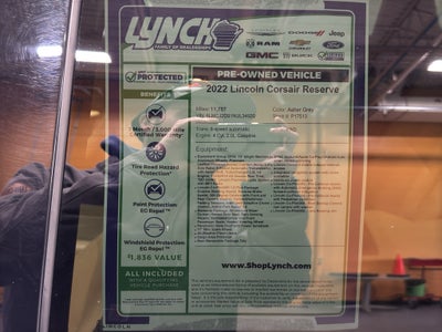 2022 Lincoln Corsair Reserve