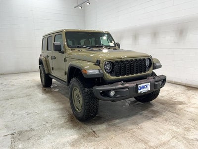 2025 Jeep Wrangler 4xe Willys '41 Black Leather