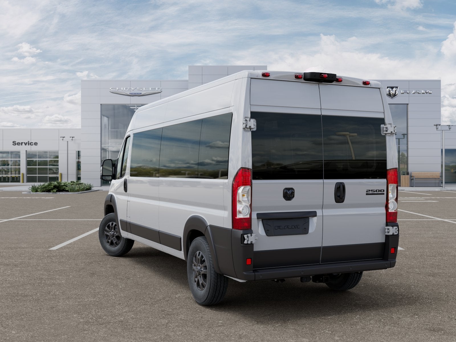 2025 RAM ProMaster 2500 Window Van SLT+ 10 Passenger Halfback