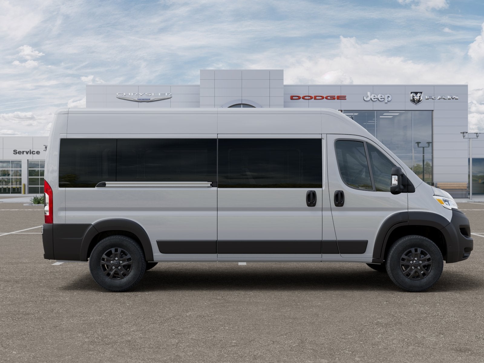 2025 RAM ProMaster 2500 Window Van SLT+ 10 Passenger Halfback
