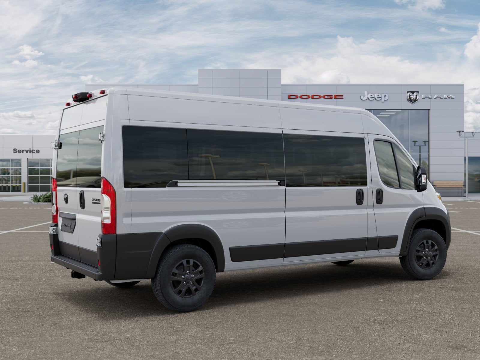2025 RAM ProMaster 2500 Window Van SLT+ 10 Passenger Halfback