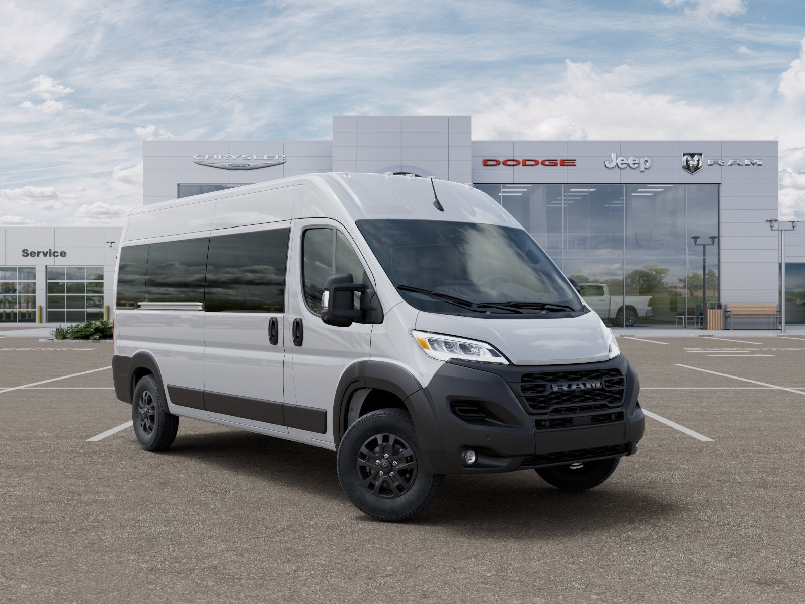 2025 RAM ProMaster 2500 Window Van SLT+ 10 Passenger Halfback