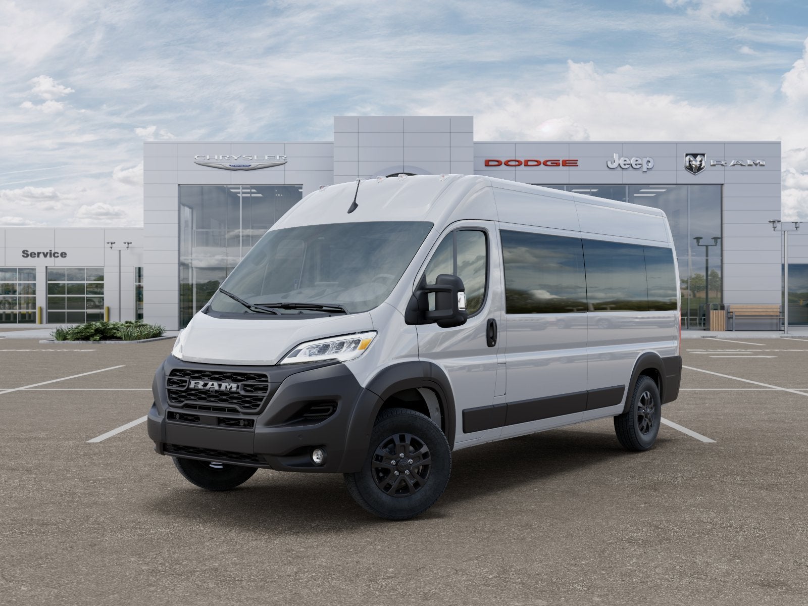 2025 RAM ProMaster 2500 Window Van SLT+ 10 Passenger Halfback
