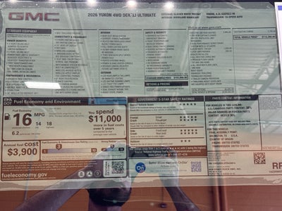 2026 GMC Yukon Denali Ultimate