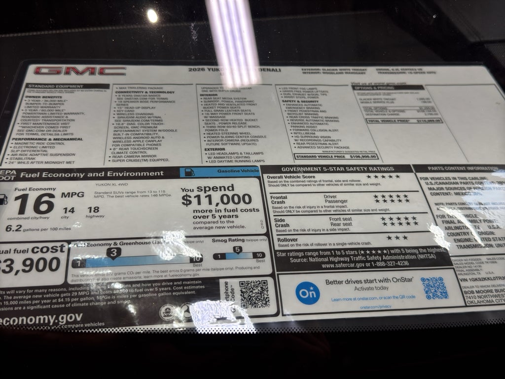 2026 GMC Yukon XL Denali Ultimate