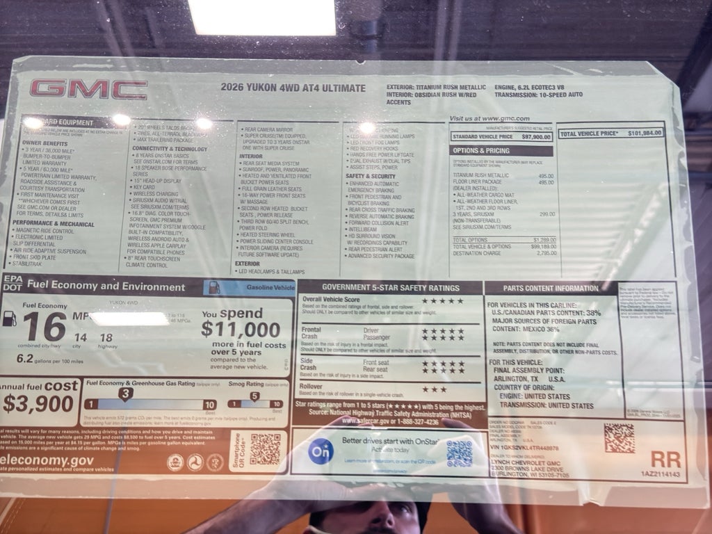 2026 GMC Yukon AT4 Ultimate