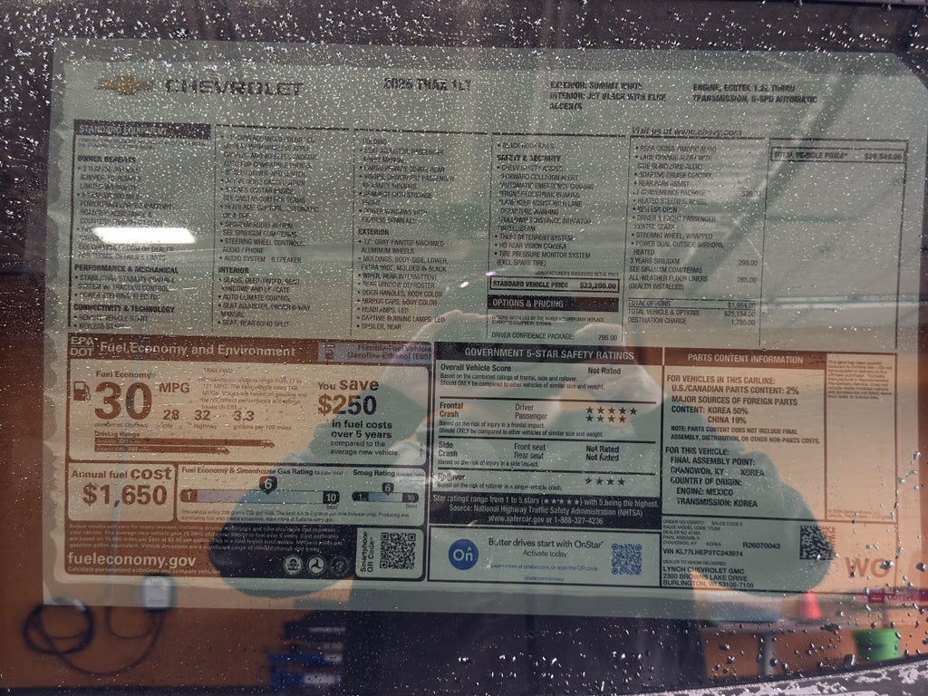 2026 Chevrolet Trax LT
