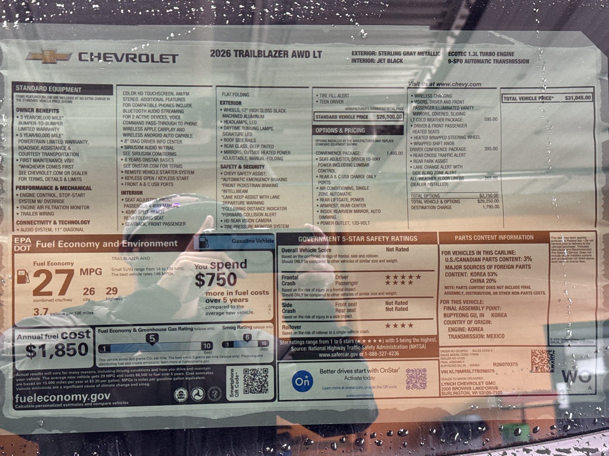 2026 Chevrolet Trailblazer LT
